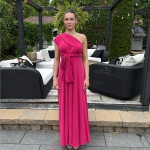 INFINITY dress. One size fits all. Color fushia
